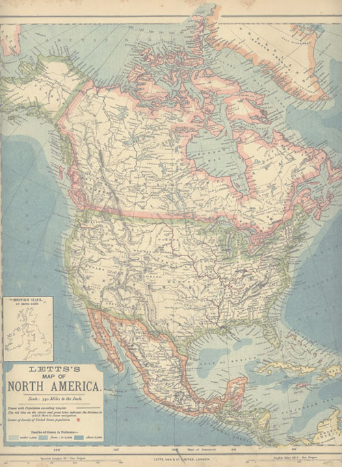 Letts-s-MapOfNorthAmerica
